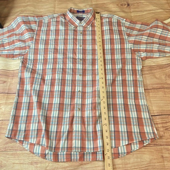 Pendleton Plaid‎ Shirt Mens XL Multi Color Button Down Long Sleeve 100% Cotton - Picture 8 of 8